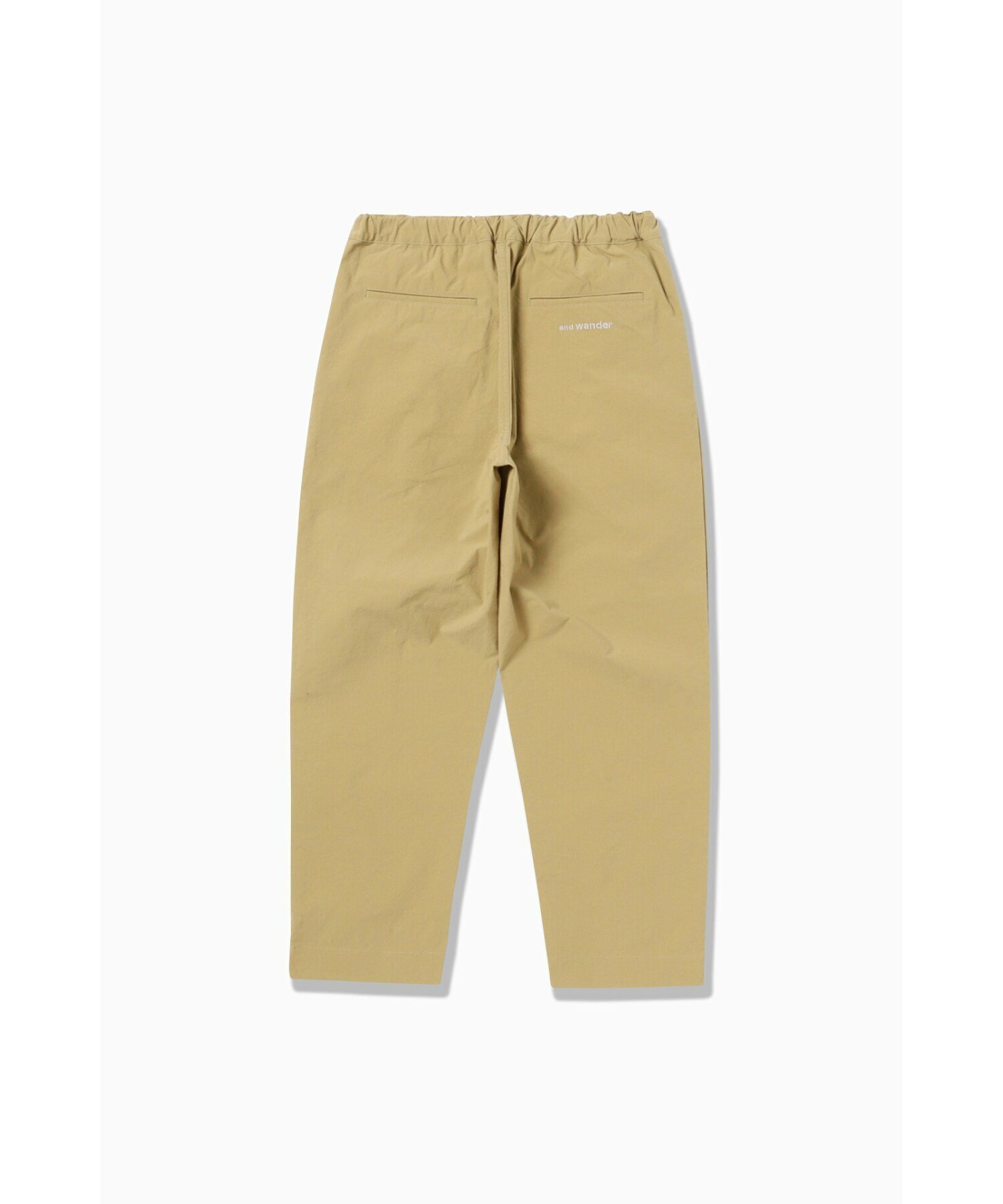 nylon chino tuck tapered pants